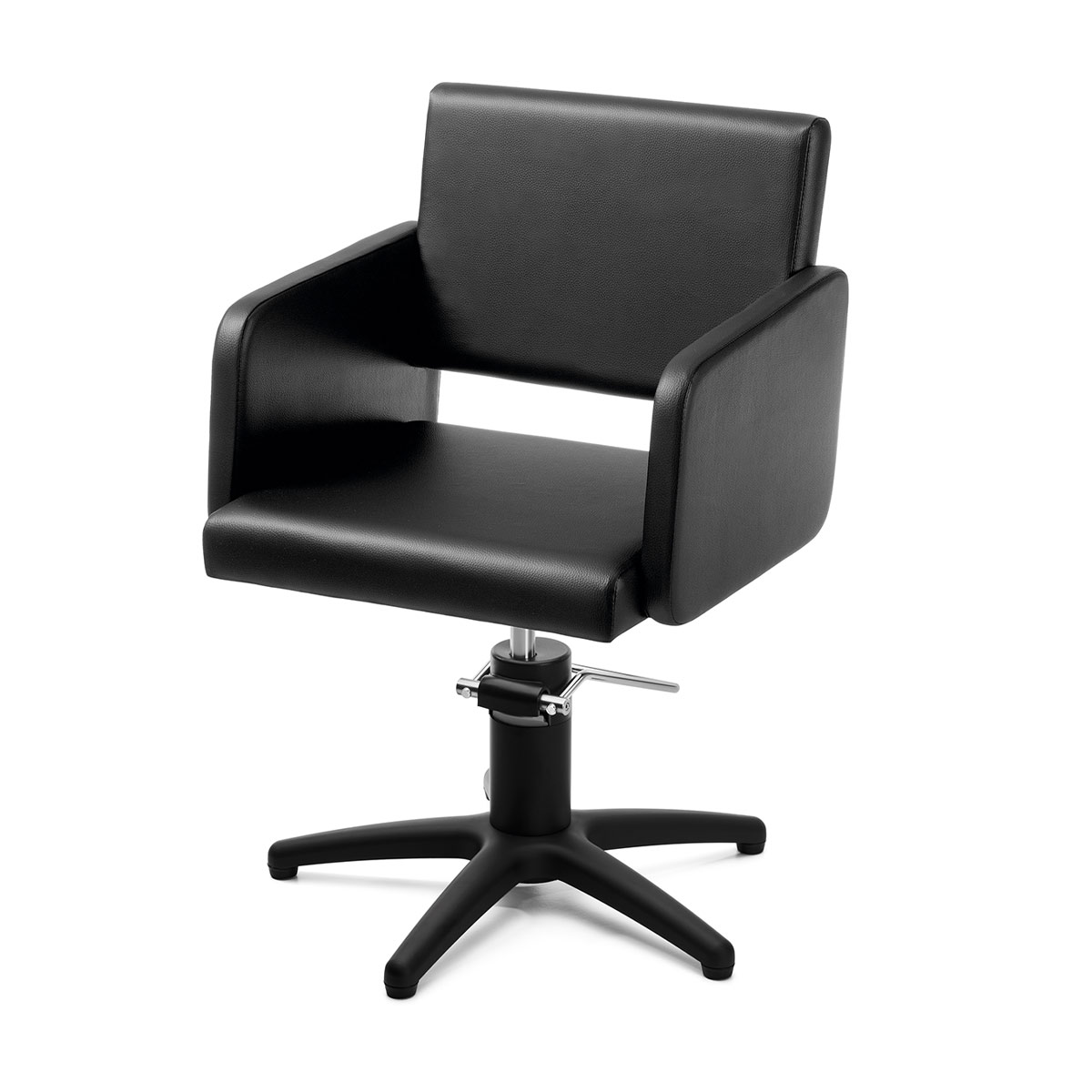 Fauteuil de coiffure avec base étoile noire