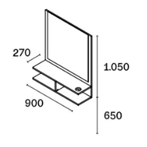 Poste de coiffage Cathy