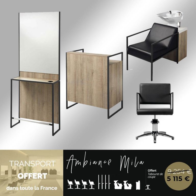 Packs mobilier de coiffure salons complets de coiffure - Mobicoiff