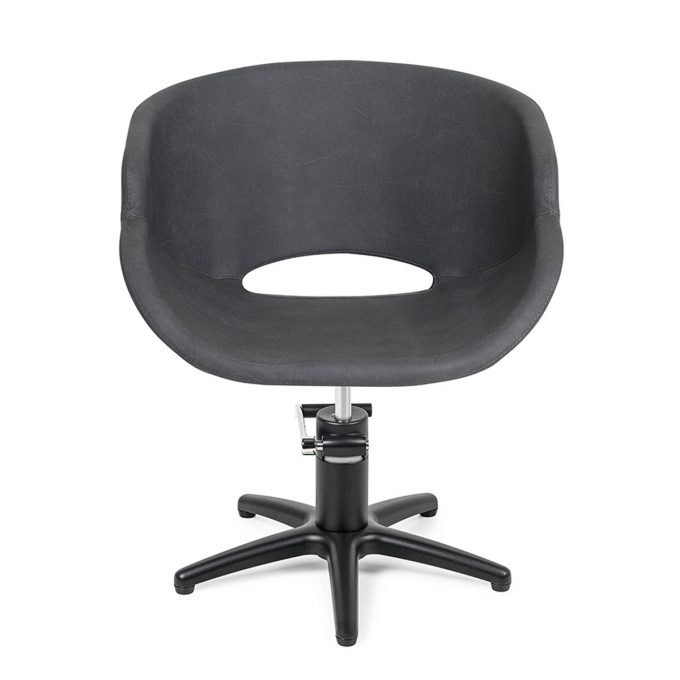 fauteuil coiffure monobloc couleur basato pied étoile noire + pompe hydraulique
