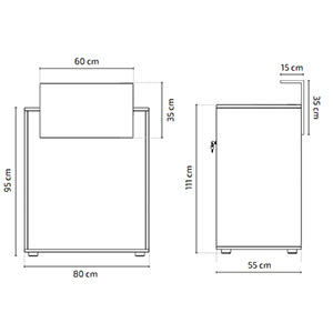 dimensions dylan desk