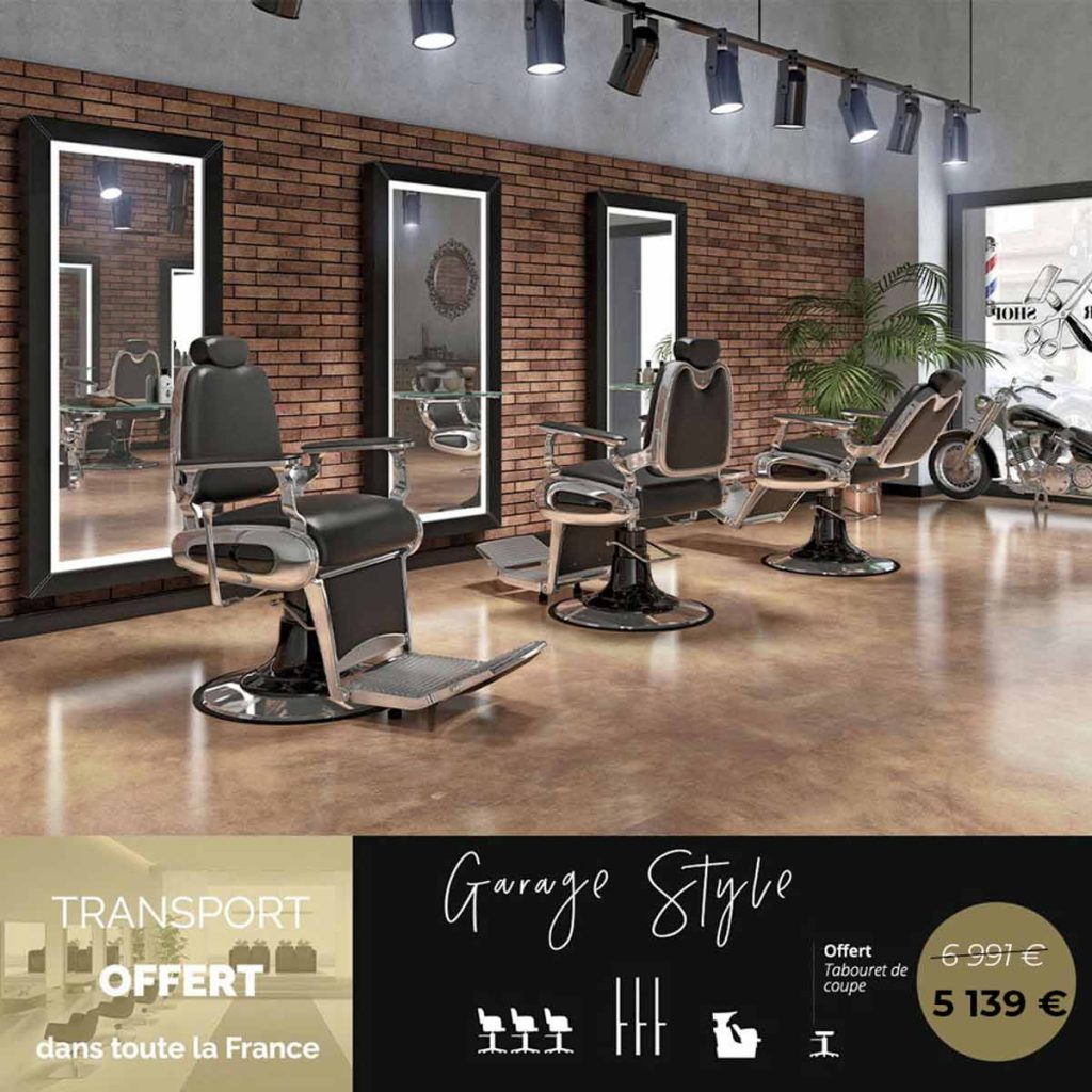 Packs mobilier de coiffure salons complets de coiffure - Mobicoiff