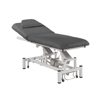 Table de massage noir avec réglage électrique en hauteur