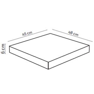dimensions coussin réhausseur BONNIE