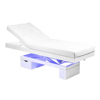table de massage et spa, électrique avec éclairage LED et rangement