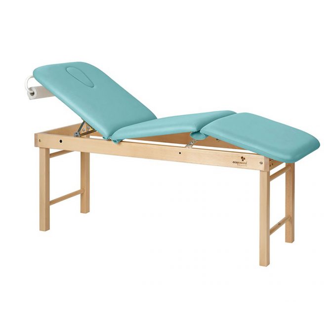 table de massage 3 plans en bois avec cavité faciale