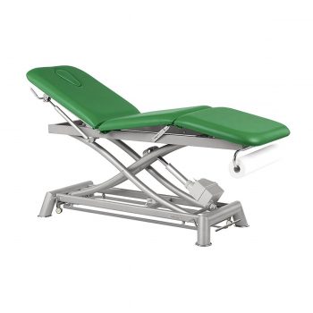table de massage Ecopostural à moteur rapide réglable en hauteur, 3 plans assise et dossier inclinables, 200 kg
