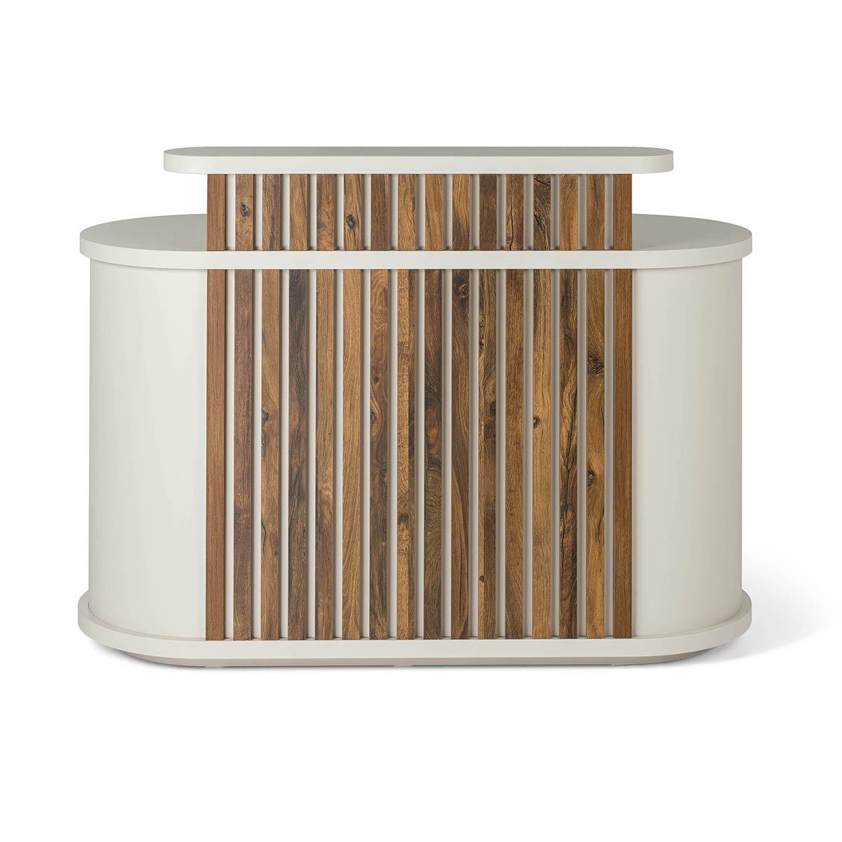 Comptoir d'acceuil avec tiroir à clé, rangement et personnalisation aux choix