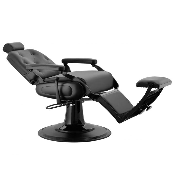 Fauteuil Barbier CROP full black
