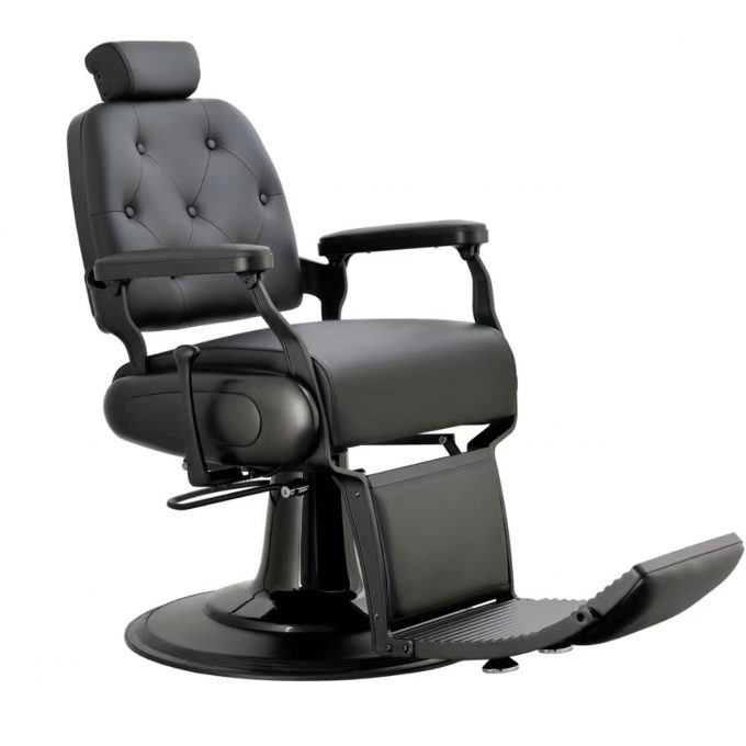 Fauteuil Barbier CROP full black