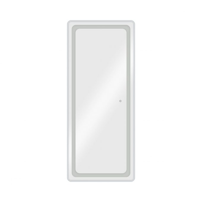 Grand miroir avec éclairage LED réglable au niveau de l'intensité et température de la couleur, disponible en contour, noir, gold et silver