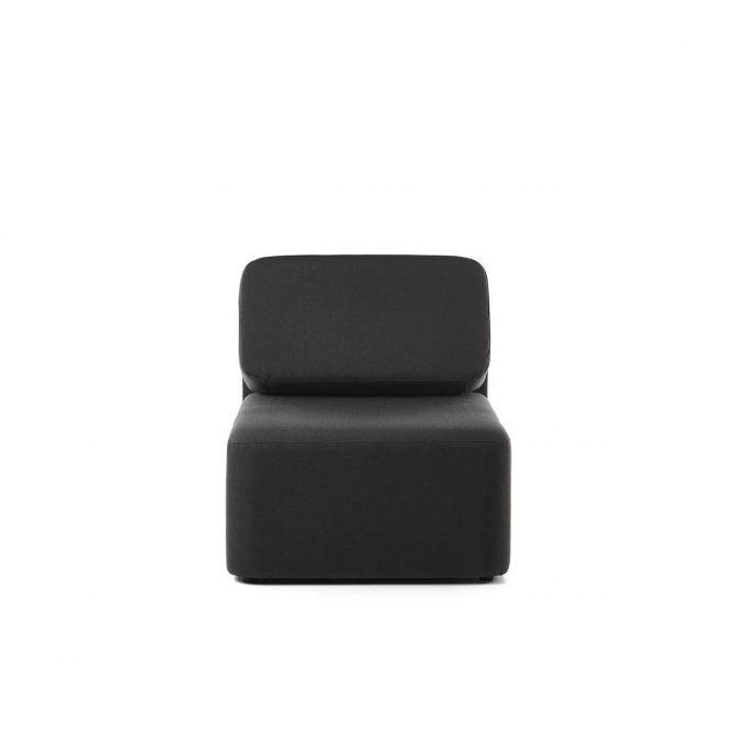 fauteuil d'attente une place, avec dossier renforcé