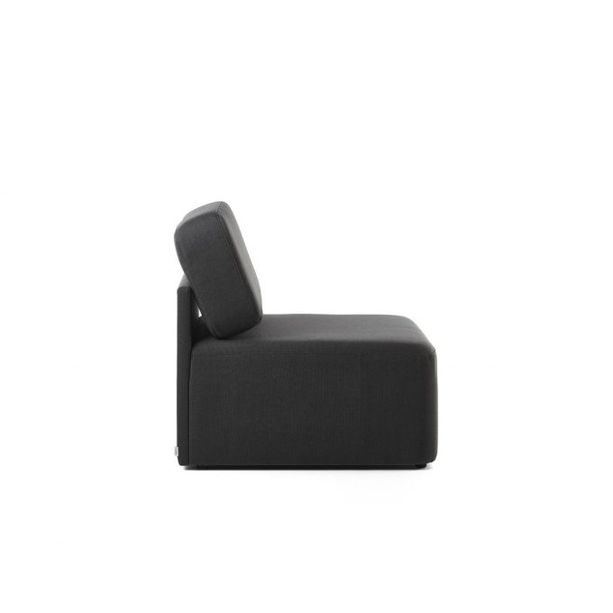 fauteuil d'attente une place, avec dossier renforcé