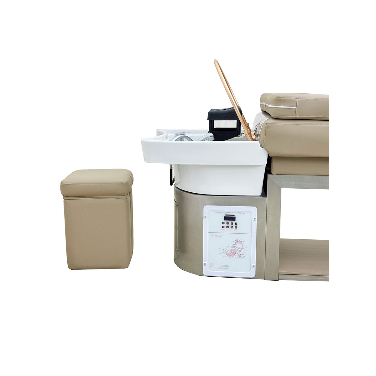 Bac de lavage HEAD SPA ZEN IT avec système cascade et vapeur, chromothérapie