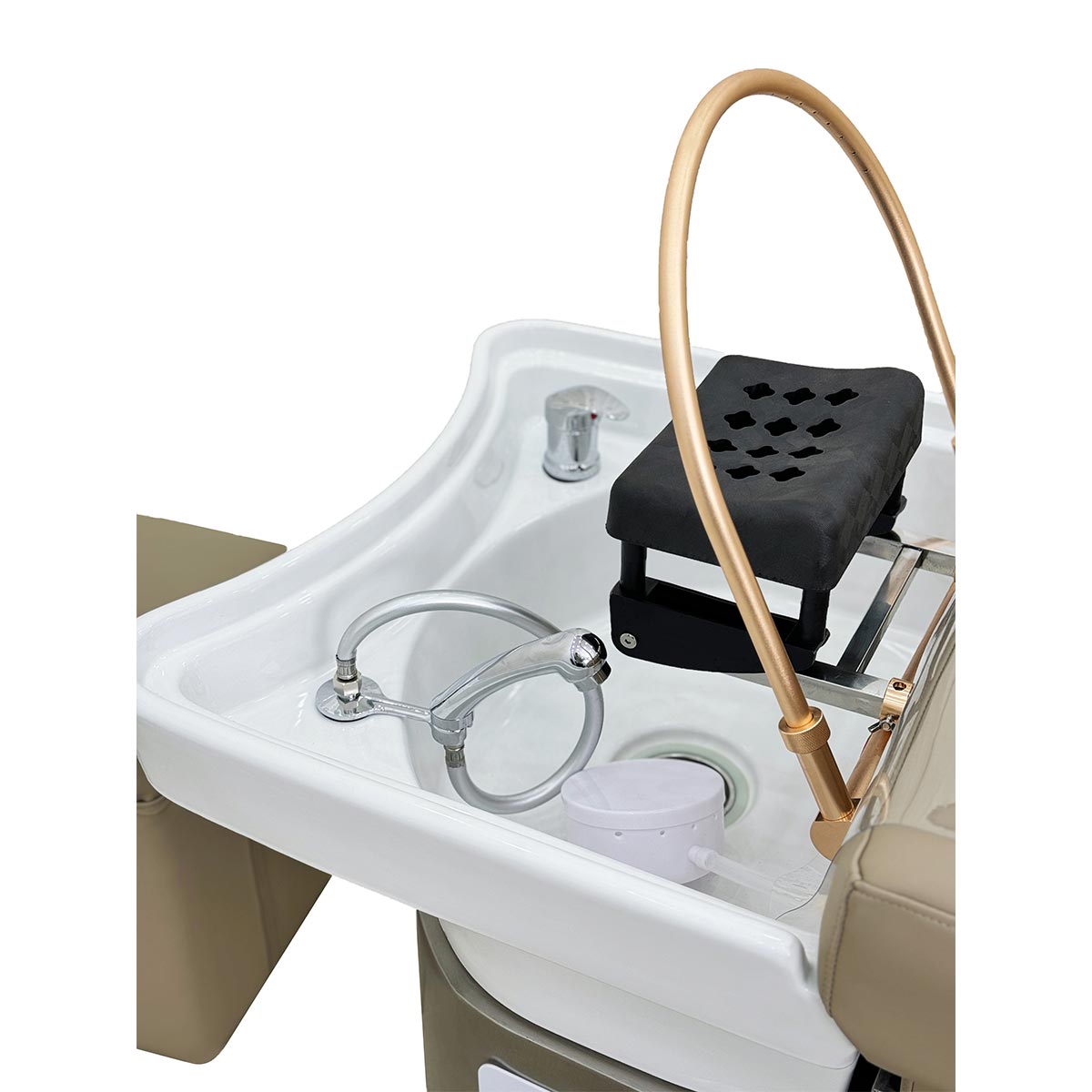 Bac de lavage HEAD SPA ZEN IT avec système cascade et vapeur, chromothérapie