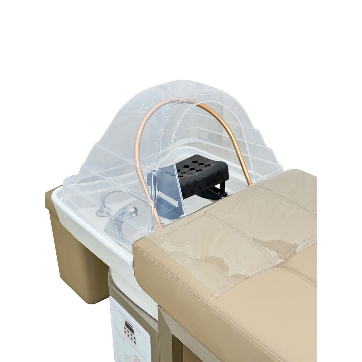 Bac de lavage HEAD SPA ZEN IT avec système cascade et vapeur, chromothérapie