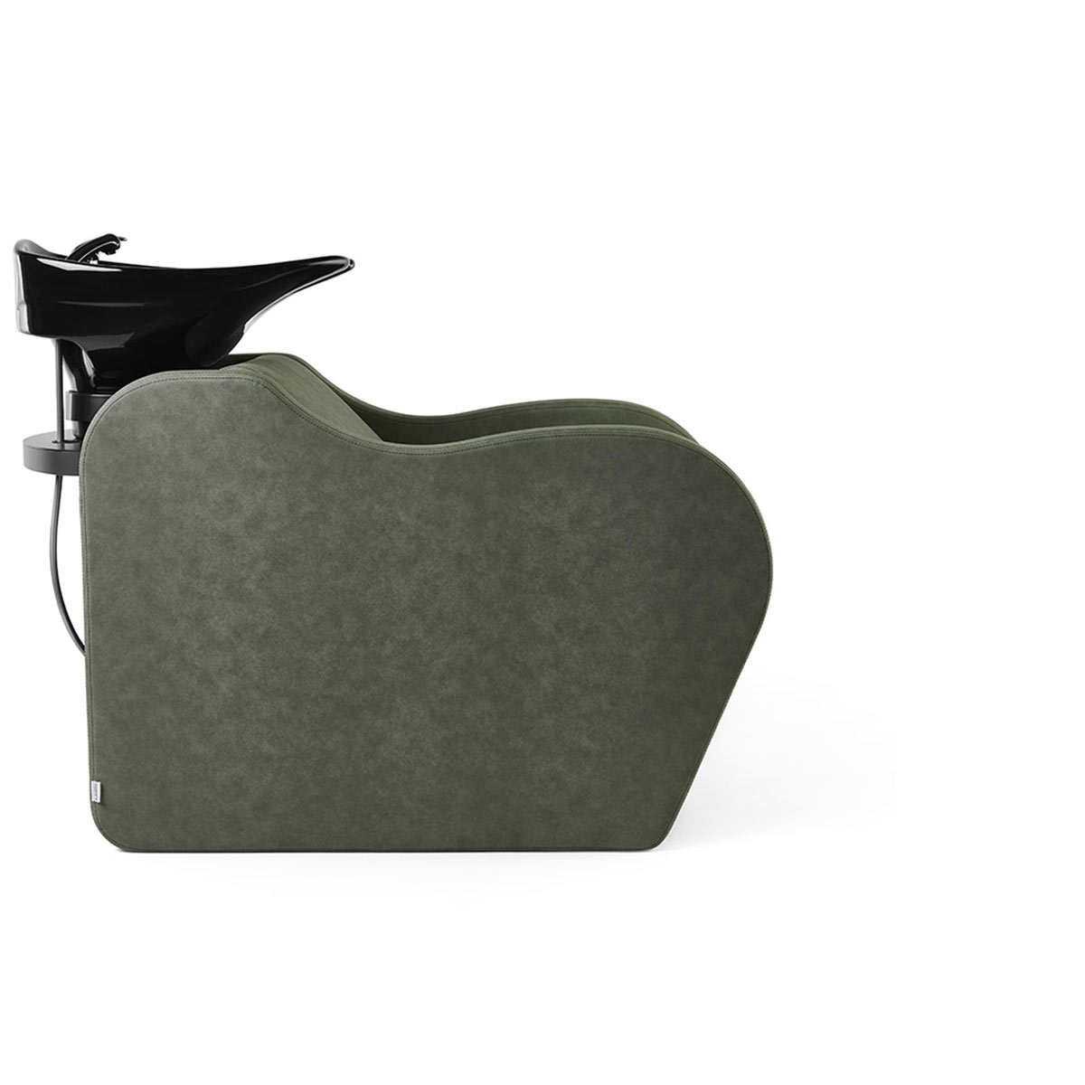 Bac à shampoing avec relève jambes électriques, massage shiatsu en option, élégant et confort optimal