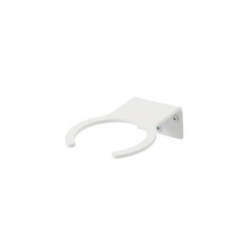 Support pour sèche cheveux mural blanc