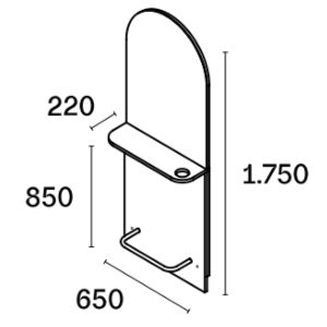dimensions poste de coiffage BRIO