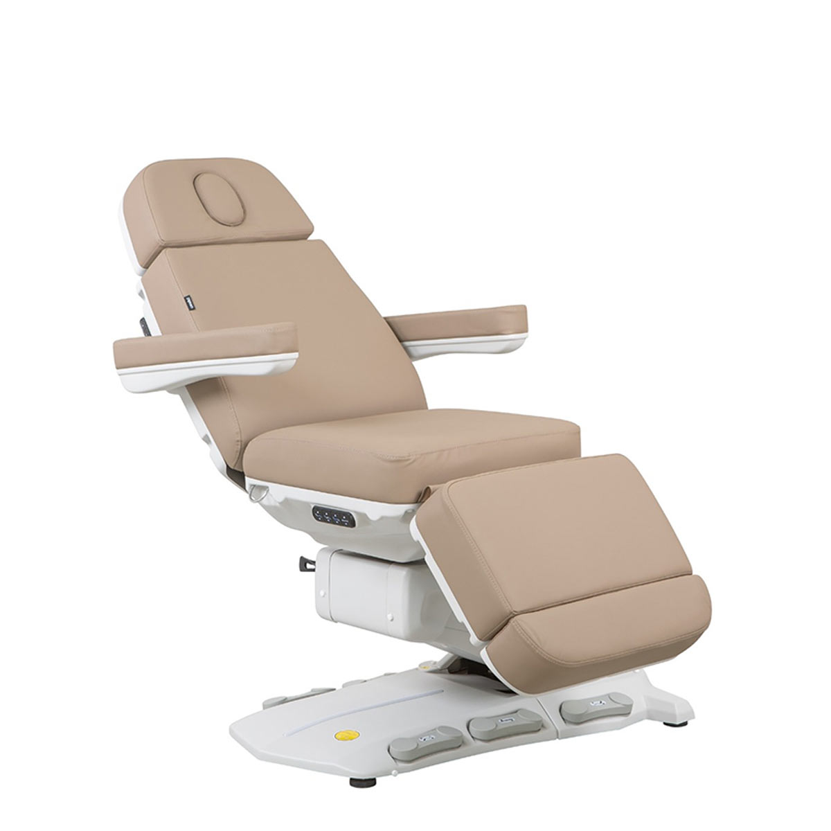 Fauteuil esthétique électrique Maxi Cozy beige 4 moteurs à rotation 110°