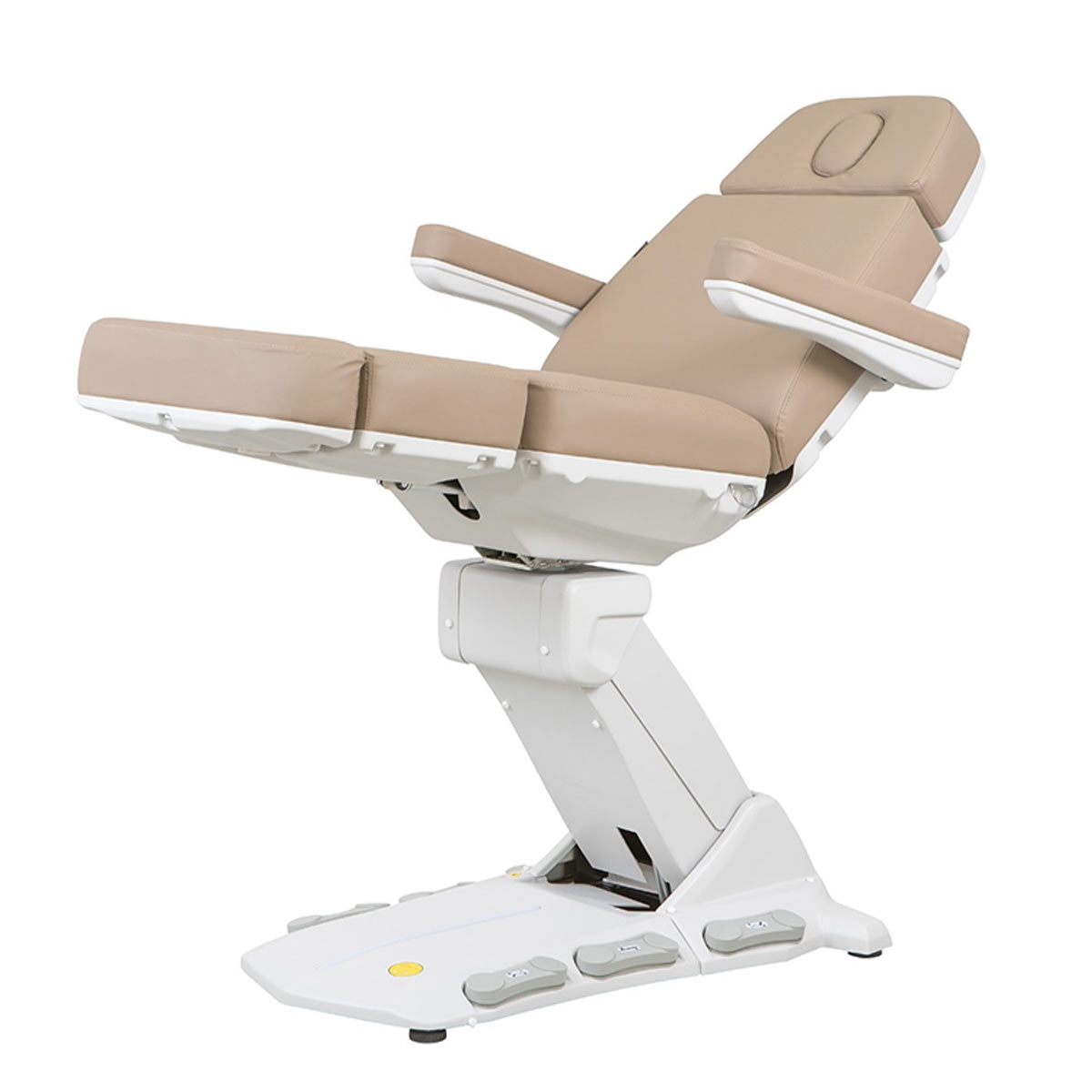 Fauteuil esthétique électrique Maxi Cozy beige 4 moteurs à rotation 110°