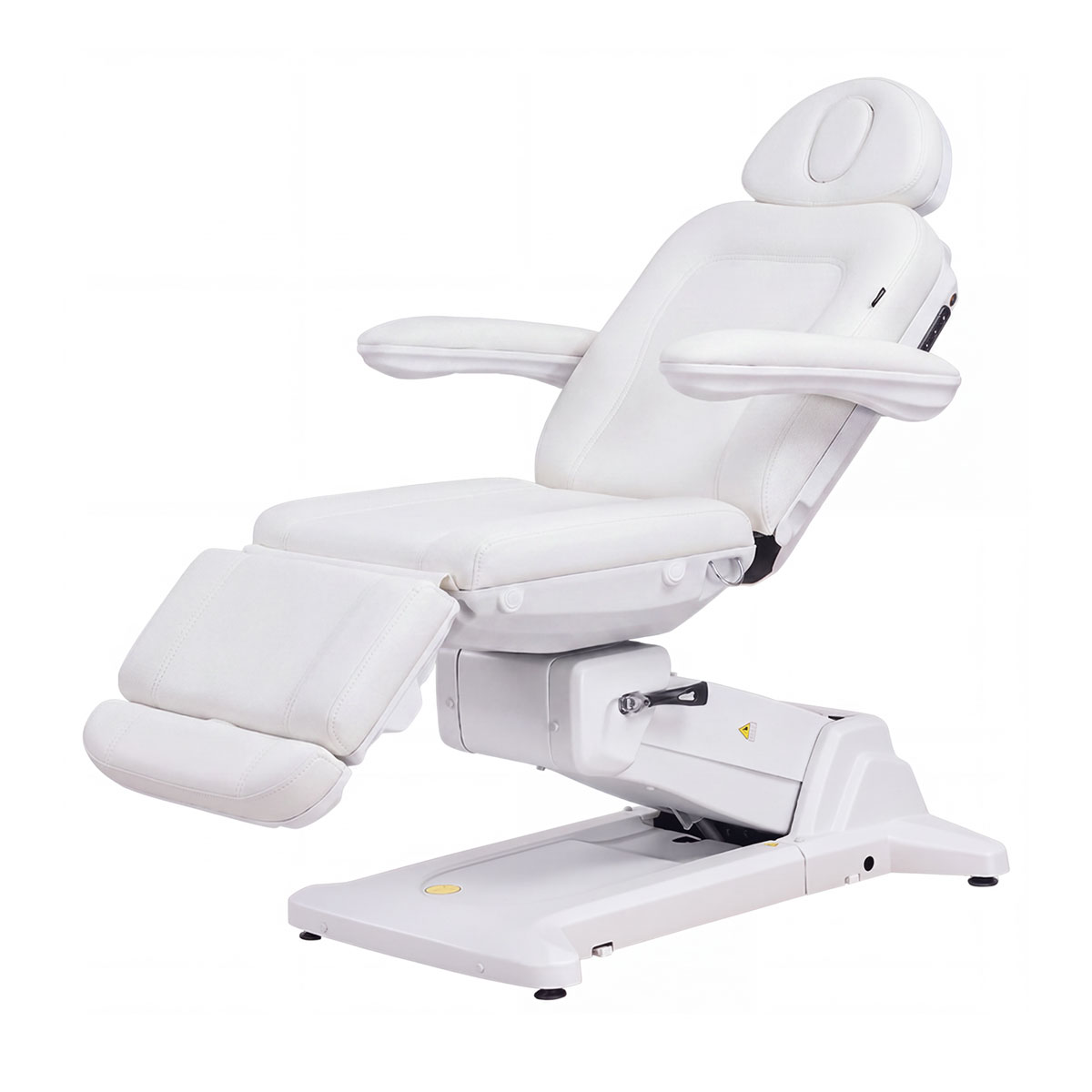 Fauteuil pour institut de beauté, soins esthétiques , blanc, avec 4 moteurs