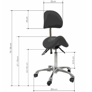 dimensions tabouret NOBLE