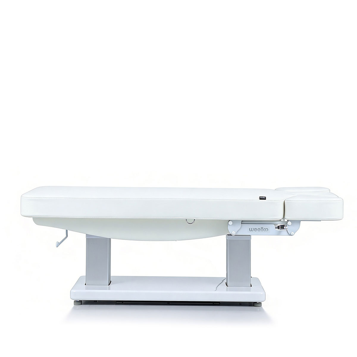 Lit de massage électrique 4 moteurs avec système de chauffage intégré, accoudoirs ajustables et trou pour le visage avec bouchon