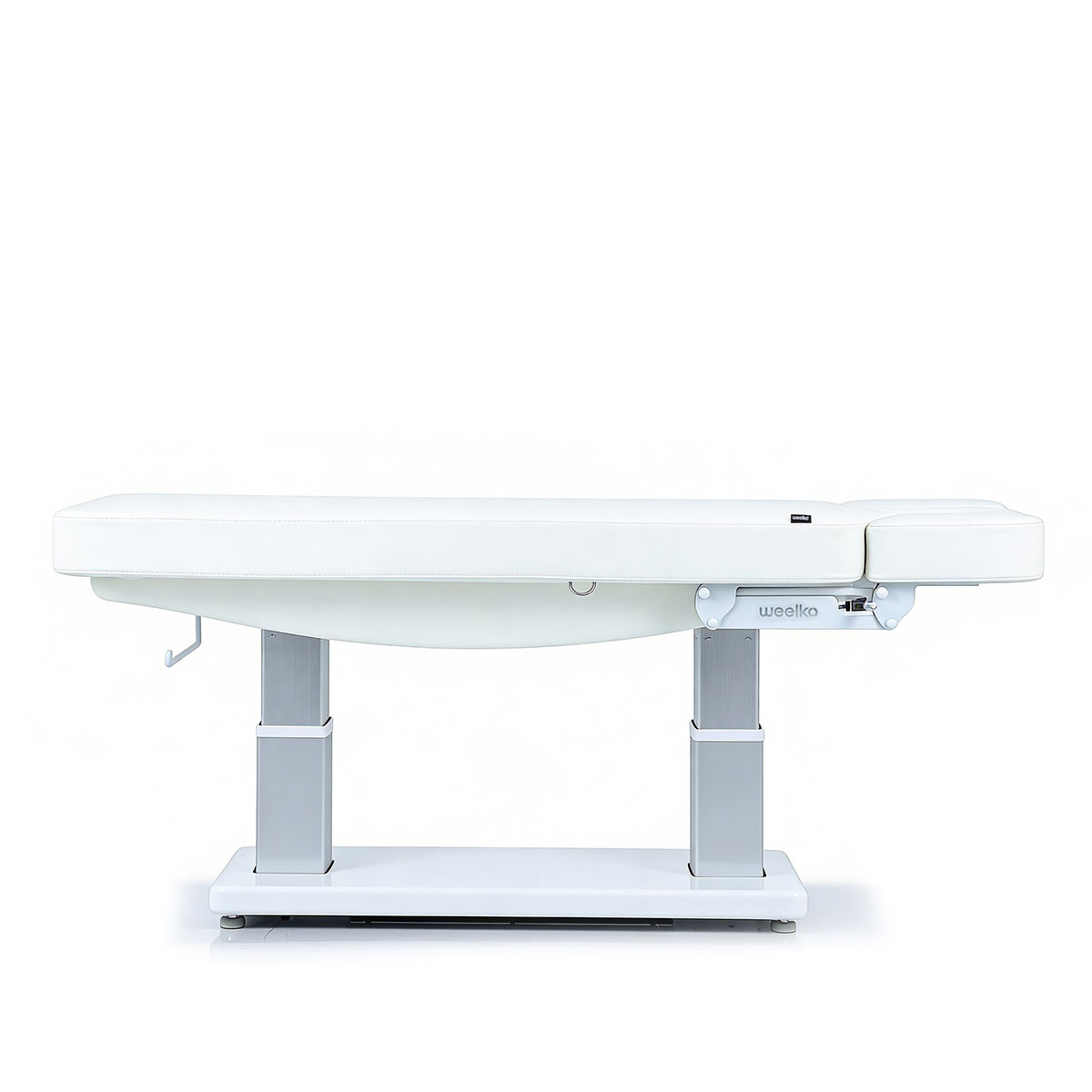Lit de massage électrique 4 moteurs avec système de chauffage intégré, accoudoirs ajustables et trou pour le visage avec bouchon