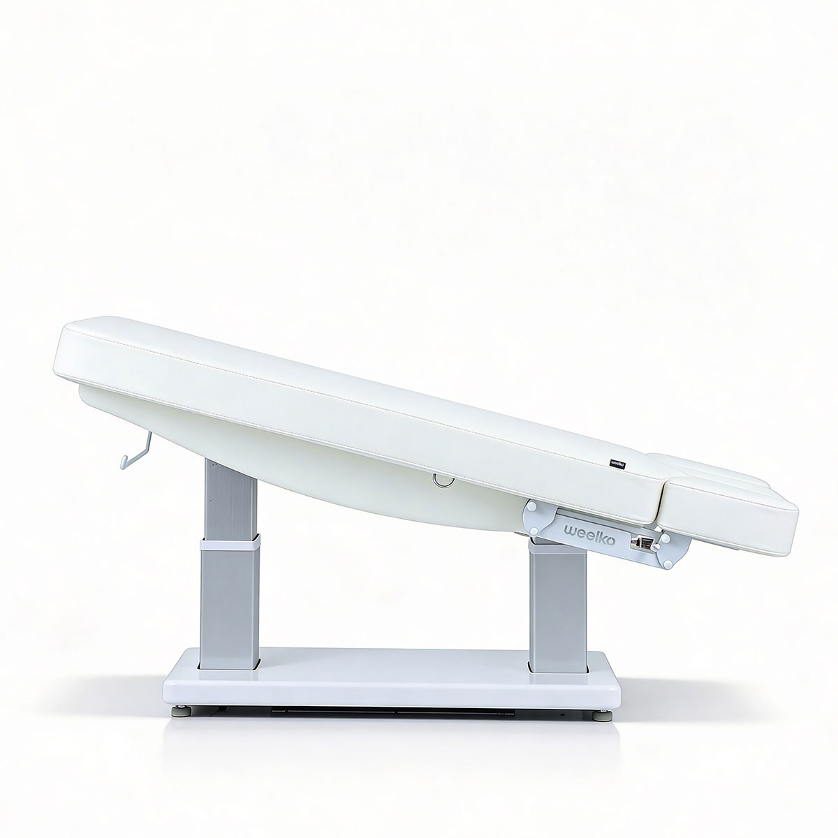 Lit de massage électrique 4 moteurs avec système de chauffage intégré, accoudoirs ajustables et trou pour le visage avec bouchon