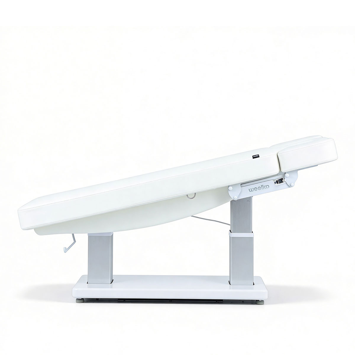 Lit de massage électrique 4 moteurs avec système de chauffage intégré, accoudoirs ajustables et trou pour le visage avec bouchon