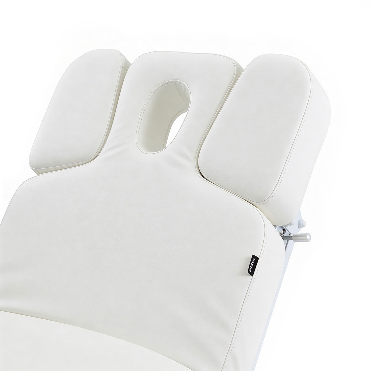 Lit de massage électrique 4 moteurs avec système de chauffage intégré, accoudoirs ajustables et trou pour le visage avec bouchon