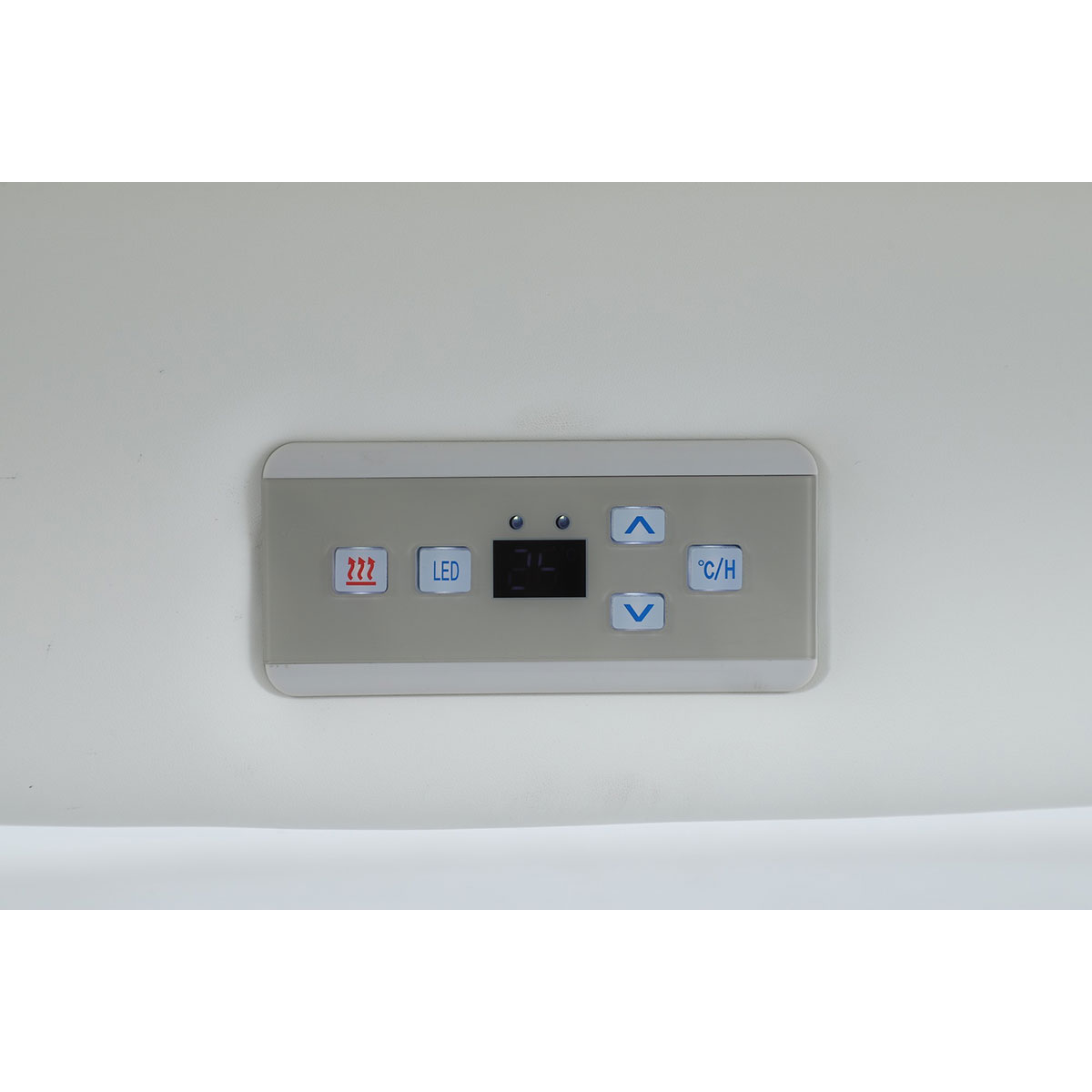 Lit de massage électrique 4 moteurs avec système de chauffage intégré, accoudoirs ajustables et trou pour le visage avec bouchon